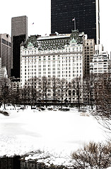 Image showing White winter in Manhattan. 