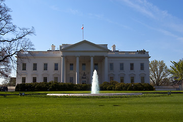 Image showing Front fasade of the White House