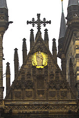 Image showing Prague's church steeples