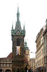 Image showing Prague's church steeples