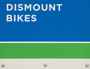 Image showing  Sing- Dismount bikes