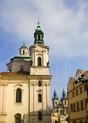 Image showing Prague's church steeples