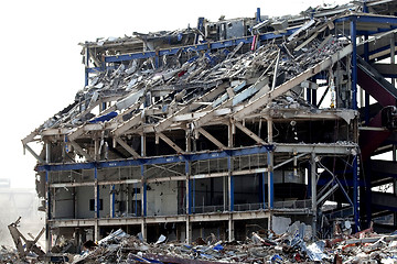 Image showing Building is demolished 