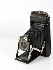 Image showing Vintage folding cameras