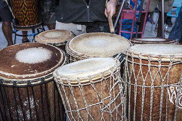 Image showing Man Drumming