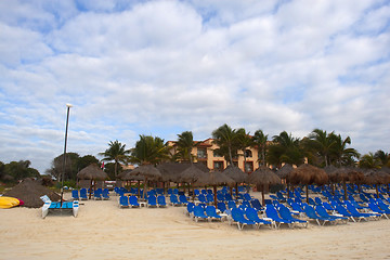 Image showing morning on the beach