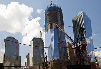 Image showing Construction on World Trade Center — Ground Zero