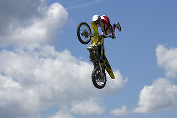 Image showing Stunt Biker