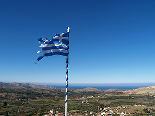 Image showing Greek Flag