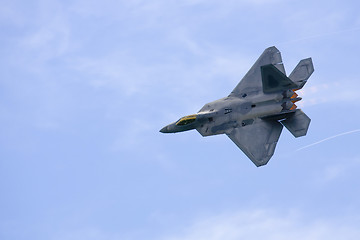 Image showing A plane performing in an air show