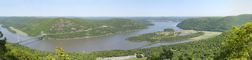 Image showing Panorama of Hudson River