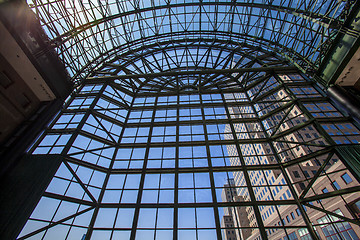 Image showing World Financial Center Winter Garden Atrium - Manhattan, New Yor