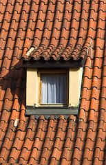 Image showing Prague. Red roofs