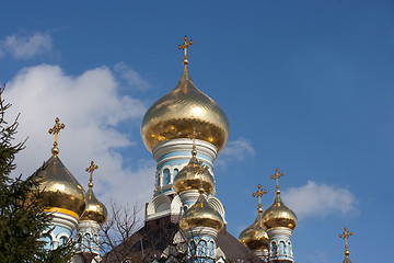 Image showing Orthodox cupolas