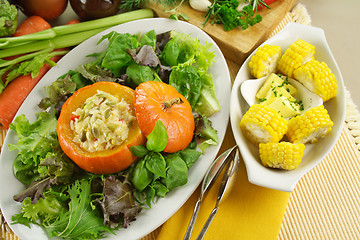 Image showing Stuffed Golden Nugget Pumpkin