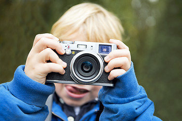 Image showing Young Photographer