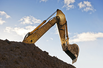 Image showing Backhoe