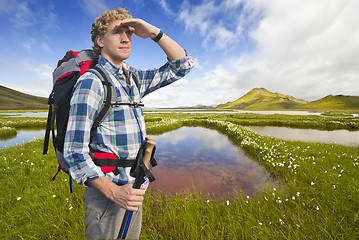 Image showing Hiker