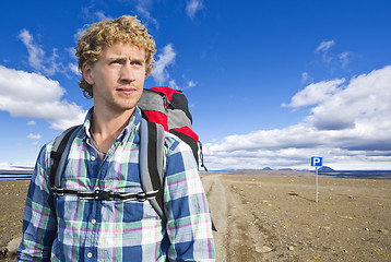 Image showing Hiker portrait