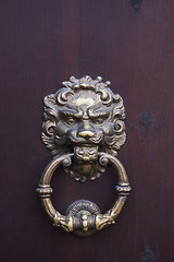 Image showing Ancient door knocker