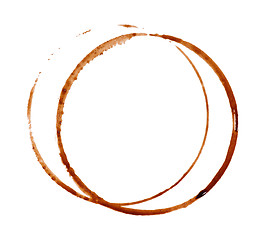 Image showing Coffee stains