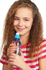 Image showing Girl with water