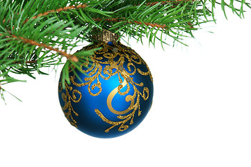 Image showing Christmas baubles