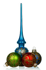 Image showing Set of baubles