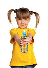 Image showing Girl with water