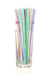 Image showing Cocktail straws