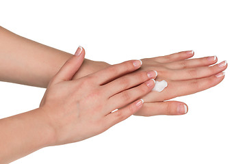 Image showing Woman hands