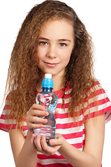 Image showing Girl with water