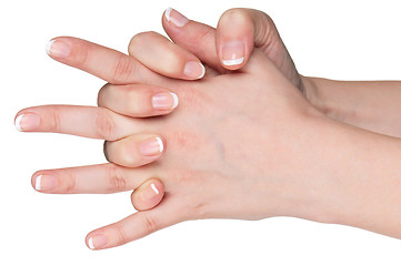 Image showing Woman hands