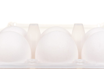 Image showing Eggs in box