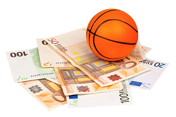 Image showing Euro and ball