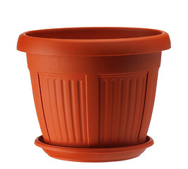 Image showing Plastic pot
