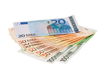 Image showing Heap of euro