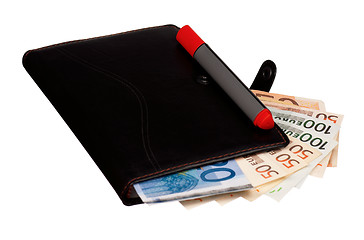 Image showing Money and notepad