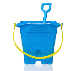 Image showing Toy bucket and spade