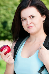 Image showing Female student