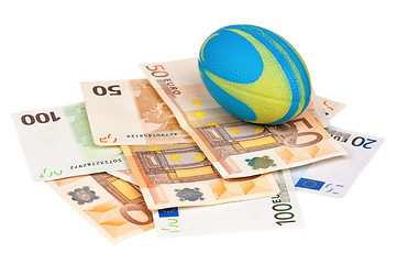 Image showing Euro and ball