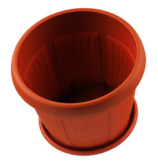 Image showing Plastic pot