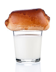 Image showing Glass of milk