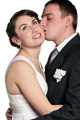 Image showing Bride and groom