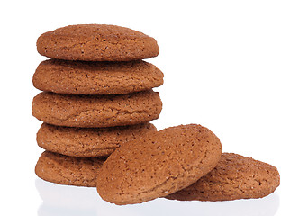 Image showing Oatmeal cookies