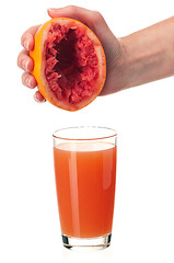 Image showing Grapefruit juice