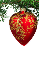 Image showing Christmas baubles