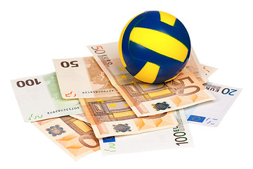 Image showing Euro and ball