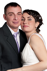 Image showing Bride and groom