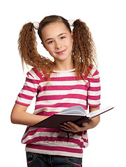 Image showing Girl with book